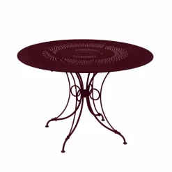 1900 bord Ø117 cm Black cherry (vinröd)