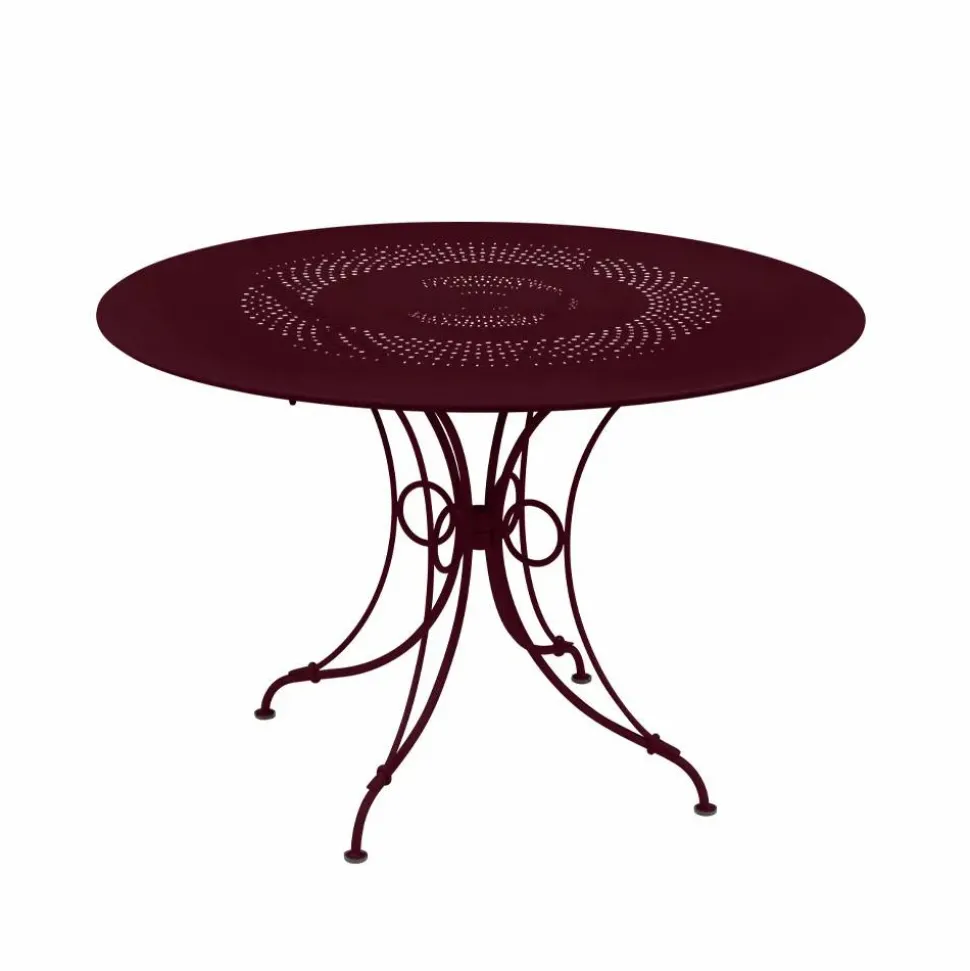1900 bord Ø117 cm Black cherry (vinröd)