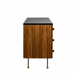 62 Dresser byrå american walnut 3 lådor