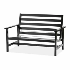 08 soffa Black 2-sits