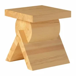 006 AA Side Table sidobord Matt oljevaxad furu 40x40x45 cm