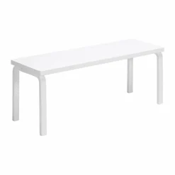 153A bänk Solid seat white lacquered