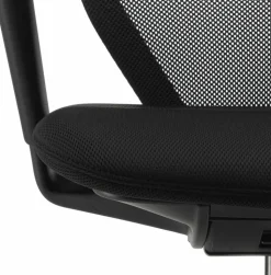 ACX Light kontorsstol justerbara armstöd mjuka hjul broms Nero-deep black