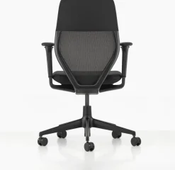 ACX Light kontorsstol justerbara armstöd mjuka hjul broms Nero-deep black