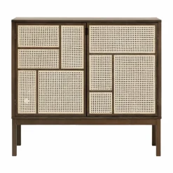 Air sideboard Mörk ek 120x110 cm med ben