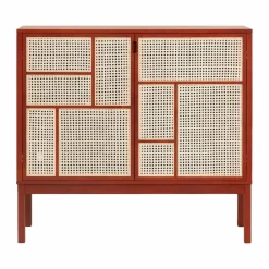 Air sideboard Red 120x110 cm med ben