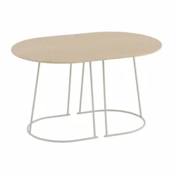 Airy soffbord small Lackerad ekfanér-off white