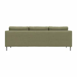 Alex 3-sits soffa Tyg Hiro Lightgreen-aluminiumben