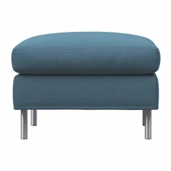 Alex fotpall large Tyg Hiro Light Blue-aluminiumben