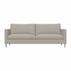 Alex High 2 5-sits soffa Tyg Hiro Sand-aluminiumben