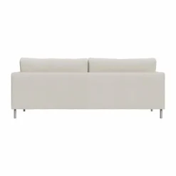 Alex High 2 5-sits soffa Tyg Hiro White-aluminiumben