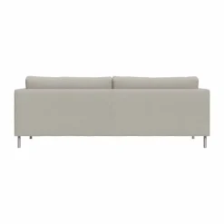 Alex 2 5-sits soffa Tyg Hiro Sand-aluminiumben