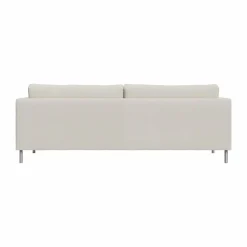 Alex 2 5-sits soffa Tyg Hiro White-aluminiumben