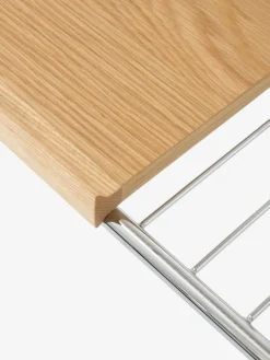 Alima förvaringsvagn lackerad ek Chrome & lacquered oak