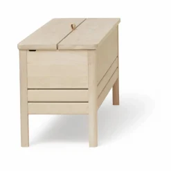 A Line förvaringsbänk 111 cm Vit ek