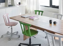 Alt stol snurrstativ klädd sits björk Hallingdal 65-960 green-mossgrön 16