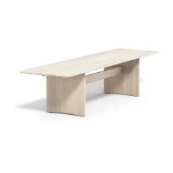Alt bord 90x320 cm björk Ljus mattlack