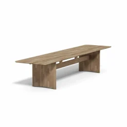 Alt bord 90x385 cm ek Naturell olja