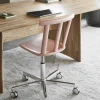 Alt stol snurrstativ klädd sits björk Vidar 4 633 pink-malva 27