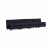 Amanta soffmodul Anthracite shell-turf blue red mélange 4-sits