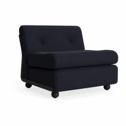 Amanta soffmodul Anthracite-turf blue red mélange 1-sits/fåtölj
