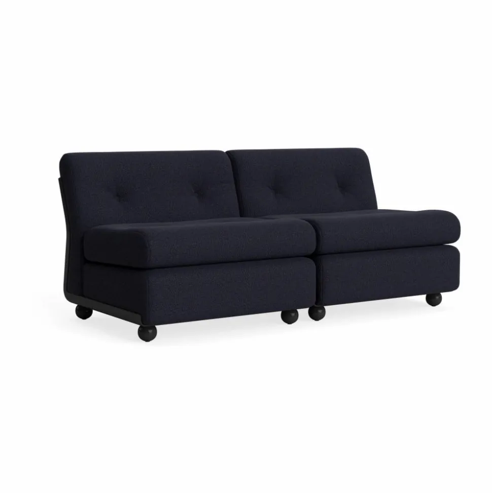 Amanta soffmodul Anthracite-turf blue red mélange 2-sits