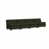 Amanta soffmodul Bottle green-maglia dark green 4-sits