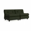 Amanta soffmodul Bottle green-maglia dark green 2-sits