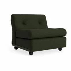 Amanta soffmodul Bottle green-maglia dark green 1-sits/fåtölj
