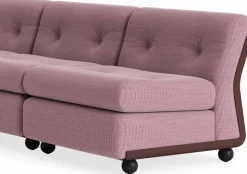 Amanta soffmodul Burgundy red-yuma 1851 3-sits