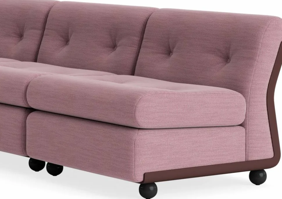 Amanta soffmodul Burgundy red-yuma 1851 3-sits