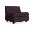 Amanta soffmodul Burgundy red-turf burgundy 1-sits/fåtölj
