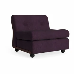 Amanta soffmodul Burgundy red-turf burgundy 1-sits/fåtölj