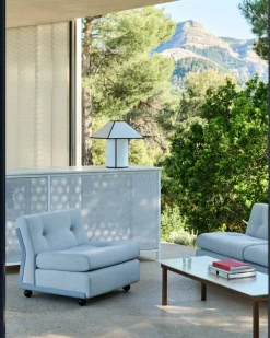 Amanta soffmodul Frost blue-naveli 723 1-sits/fåtölj