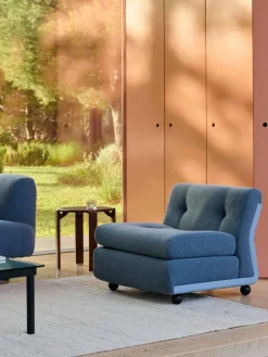 Amanta soffmodul Frost blue-turf blue 1-sits/fåtölj