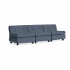 Amanta soffmodul Frost blue-turf blue 3-sits