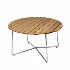 9A matbord Oljad ek-varmförzinkat stativ Ø120 cm