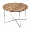 9A matbord Teak Ø100 cm