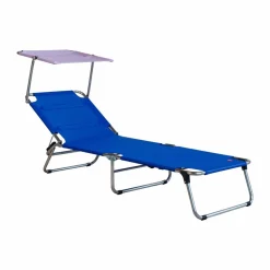 Amigo Top Pop solsäng Royal blue-lilac