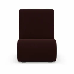 Amoebe fåtölj Cento dark red melange