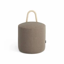 Amstelle puff liten ek naturlack Main Line Flax 23