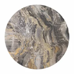 Androgyne bordsskiva till sidobord Grey galaxy Ø65 cm
