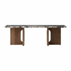 Androgyne loungebord 45x120 cm Grey galaxy-valnöt