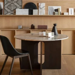 Androgyne matbord Sand stone betsat ekstativ