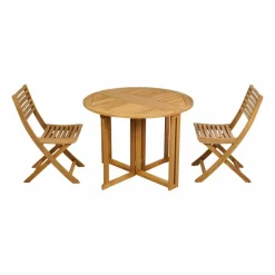 Aneboda balkongset med 2 stolar teak