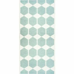 Anna matta aqua (turkos) 70 x 100 cm