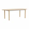 Annex Oblong matbord Oxiderad aluminium-lackerad ek 220x95 cm