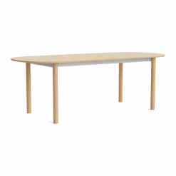 Annex Oblong matbord Oxiderad aluminium-lackerad ek 220x95 cm