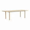 Annex Overhang matbord Oxiderad aluminium-lackerad ek 240x90 cm