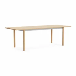 Annex Overhang matbord Oxiderad aluminium-lackerad ek 240x90 cm